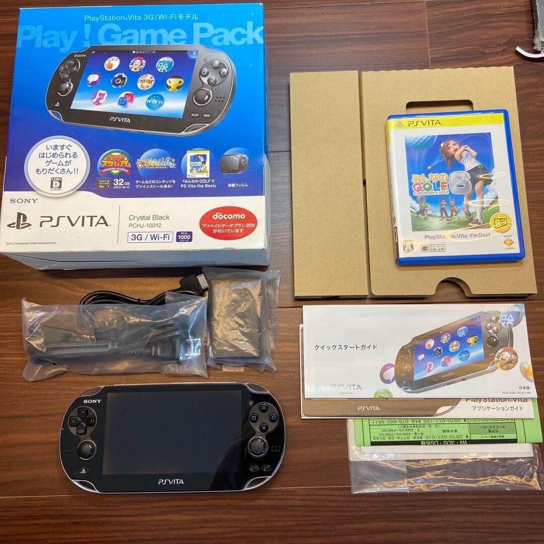 PSVita 1000 Console Play Game Pack 32SD Card 1727 From Japan PSVita 1000 Console Play Game Pack 32SD Card 1727 From Japan