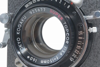 Exc Tokyo Kogaku Super Topcor 150mm f 5.6 f/5.6 Seiko SLV *925677
