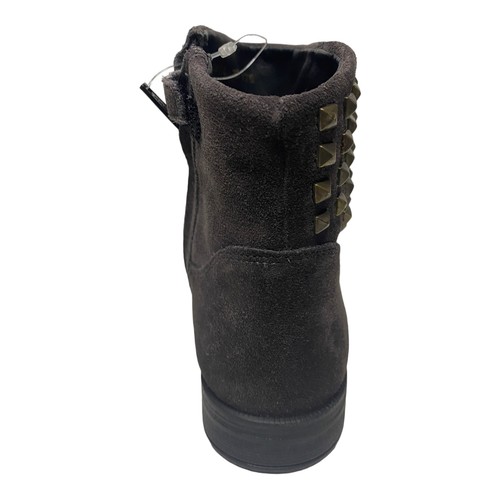 SCARPE STIVALETTO STIVALI BAMBINA GEOX AGATA J3449A 00022 PELLE GRIGIO ORIGINAL - Picture 5 of 6