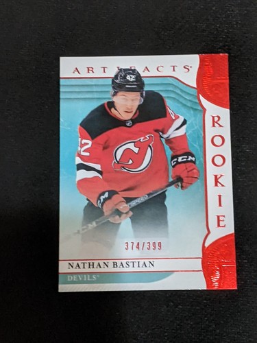 2019-20 UPPER DECK UD ARTIFACTS NATHAN BASTIAN #167 #ed 374/399 RED ROOKIE RC