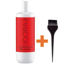 Schwarzkopf Igora Royal Oil Developer 33.8 oz 40 Volume with Tint brush
