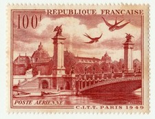 1949 - Congrès International Télégraphie & Téléphonie - Gd Palais et pont -PA 28