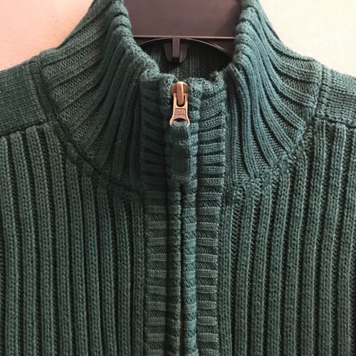 Nuevo con etiquetas Timberland Para hombre Cuarto Cremallera Cuello Falso Algodón Suéter Verde Talla S M L Nuevo - Imagen 3 de 8