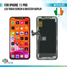 For iPhone 11 Pro Replacement LCD Touch Screen Digitizer Display With Plate Blac