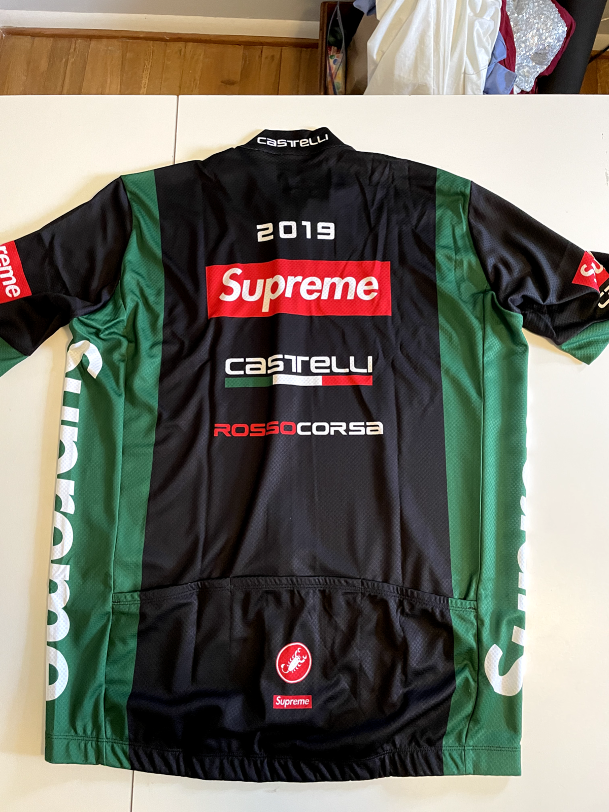 supreme Castelli Cycling Jersey 水色 Mサイズ