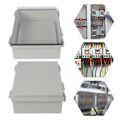 15'' x 11'' x 5.1'' IP67 Waterproof Junction Box with Stainless Steel Latch