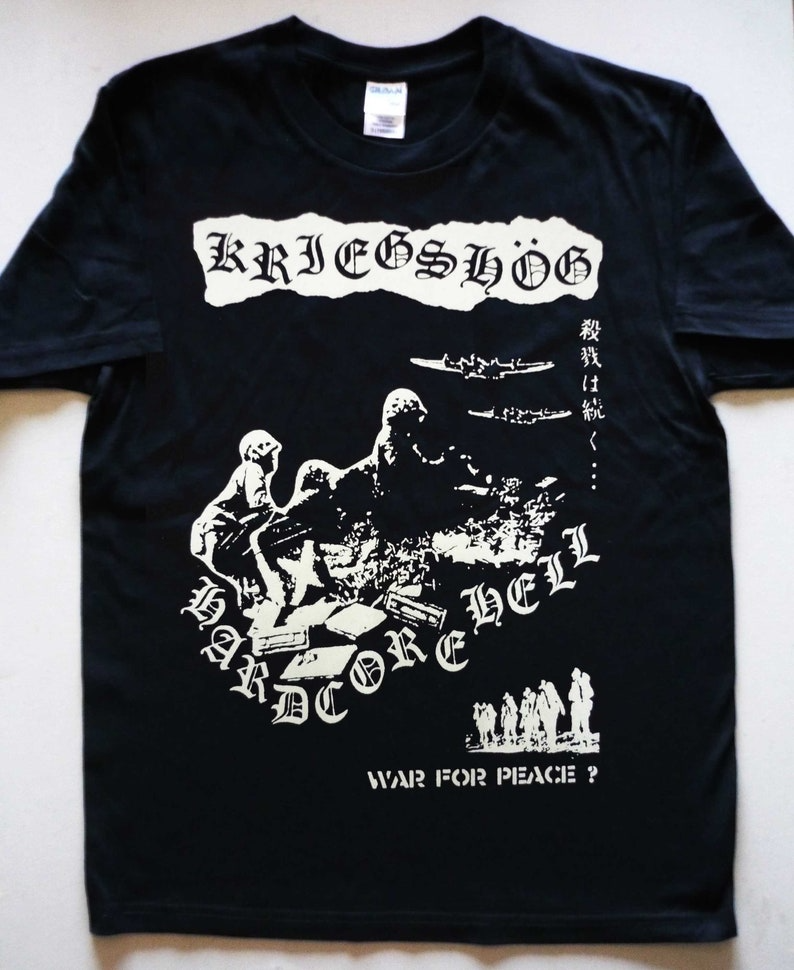 KRIEGSHOG Hardcore Hell - T-shirt, Unisex Tee | eBay