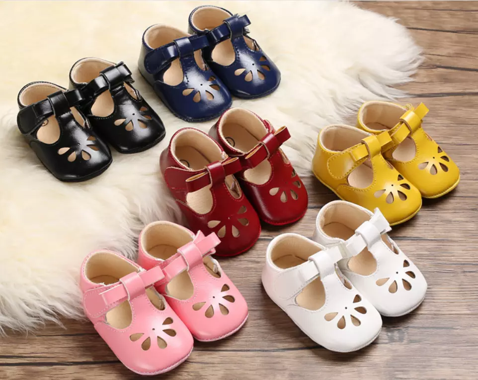 Newborn Baby Girl Crib Shoes Infant Party Dress Princess Shoes