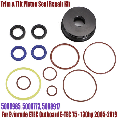 FSM066 W/ Groove In Cap Evinrude ETEC New OEM Trim 60-115hp ETEC 2004 - Foto 9