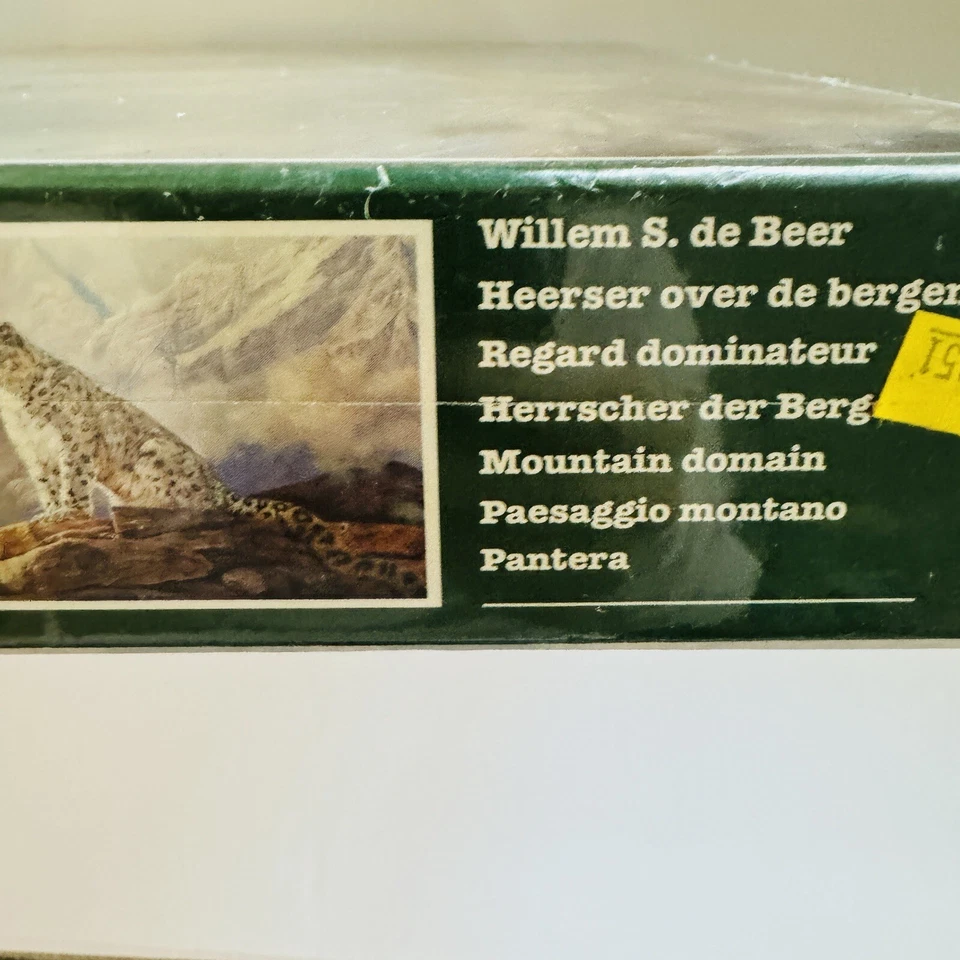 NUEVO Rompecabezas Willem S. De Beer Jumbo 1500 piezas dominio de montaña guepardo animal RARO Foto 4 de 4