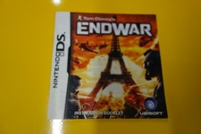 NINTENDO DS TOM CLANCY'S ENDWAR MANUAL / BOOKLET