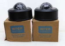  Lot of 2 WREN SOLUTIONS Dummy Dome Commercial CCTV Camera in Black MGDS2U