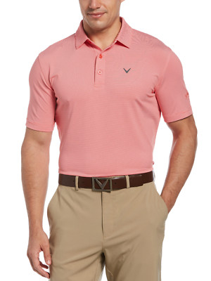CALLWAY Mens Pro Spin Fine Line Stripe Polo, 3XLT