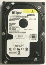 Western Digital Caviar WD400JB 40GB Enhanced IDE Hard Drive - GOOD