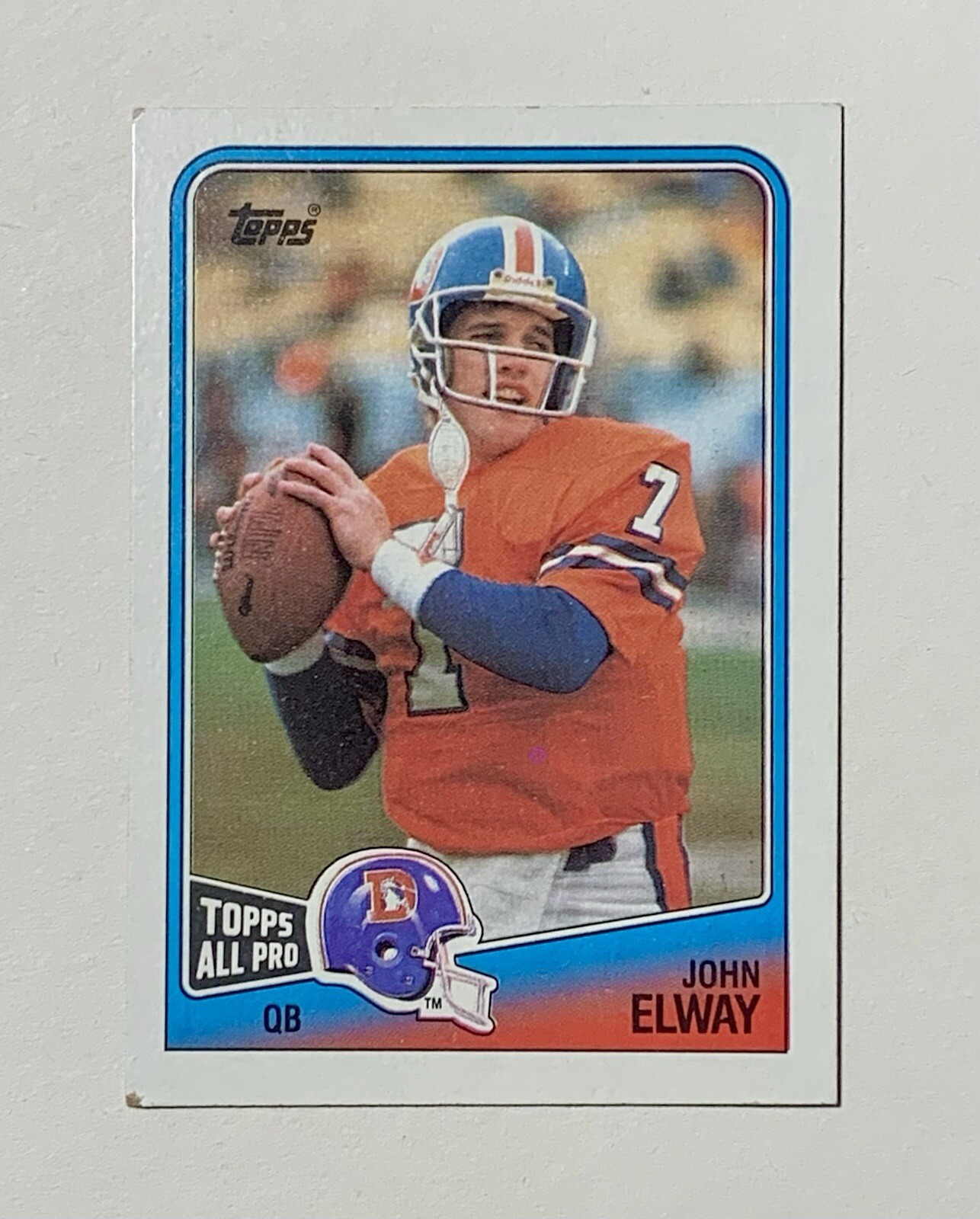 1988 Topps John Elway #23 Denver Broncos