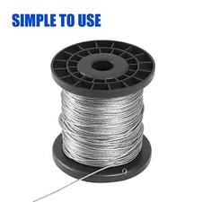 328 ft Electric Fence Wire 100M Aluminum Magnesium Alloy Wire Durable 14 Gauge