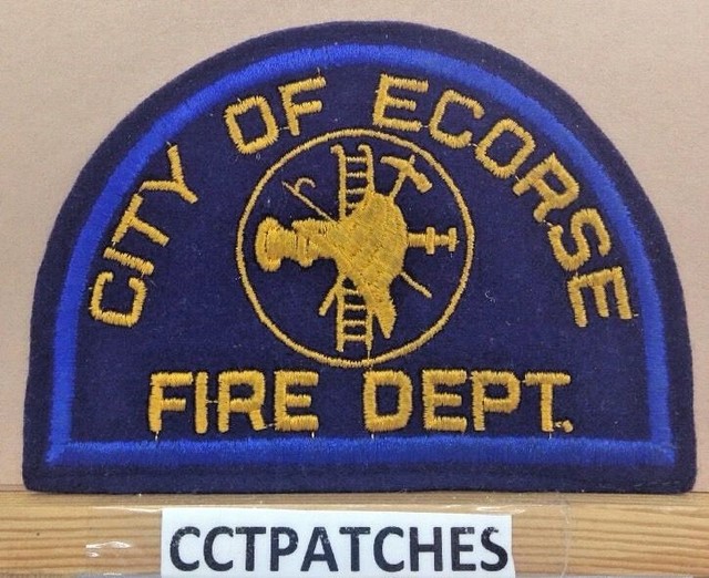 CITY OF ECORSE, MICHIGAN FIRE DEPARTMENT FELT PATCH MI eBay