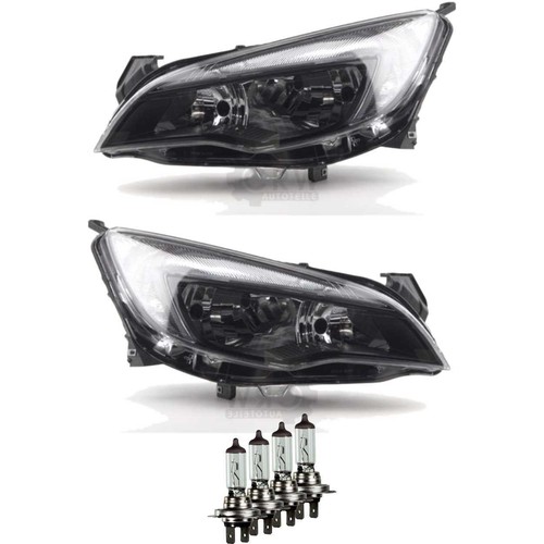 Johns Fari Alogeni Per Opel Astra H (03/04-) - Set Sinistro E Destro, H7/H1, Con Livellamento E Freccia, Nero - 2