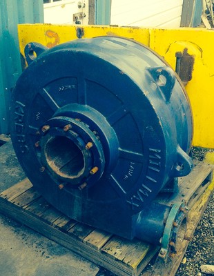 Krebs Millmax Slurry Pump Model MM200 with motor mount & belt guard
