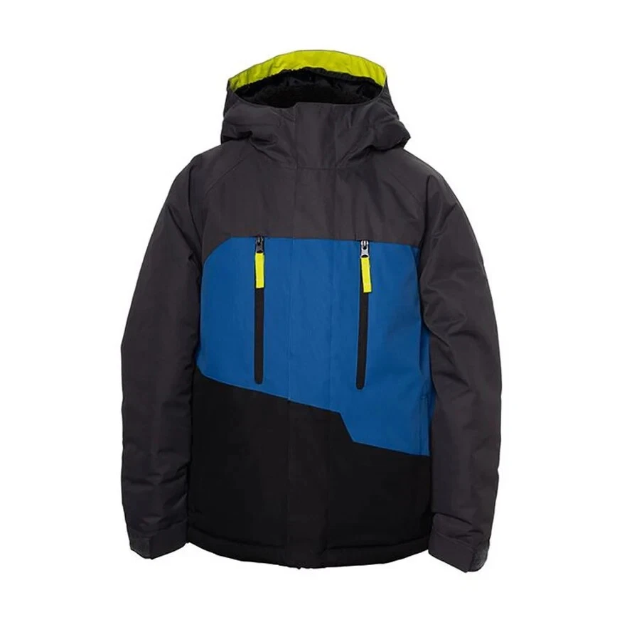 686 BOY'S GEO Insulated Snow Jacket - Charcoal - Large - NWT
