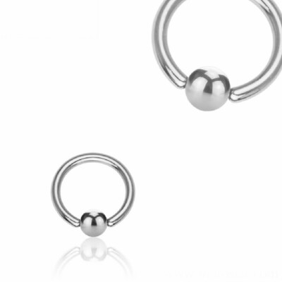 Piercing Silber Klemmring Septum Nase Ohr Intim Helix Kugel Bauchnabel Lippe