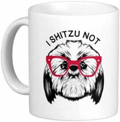 I Shitzu Not - Shih-tzu lustige Tasse Hundeliebhaber Tasse 11 Unzen Weihnachtsgeschenk