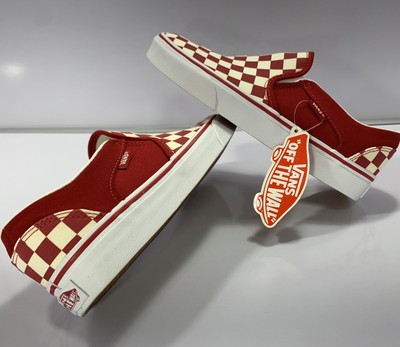 vans tango red checkered