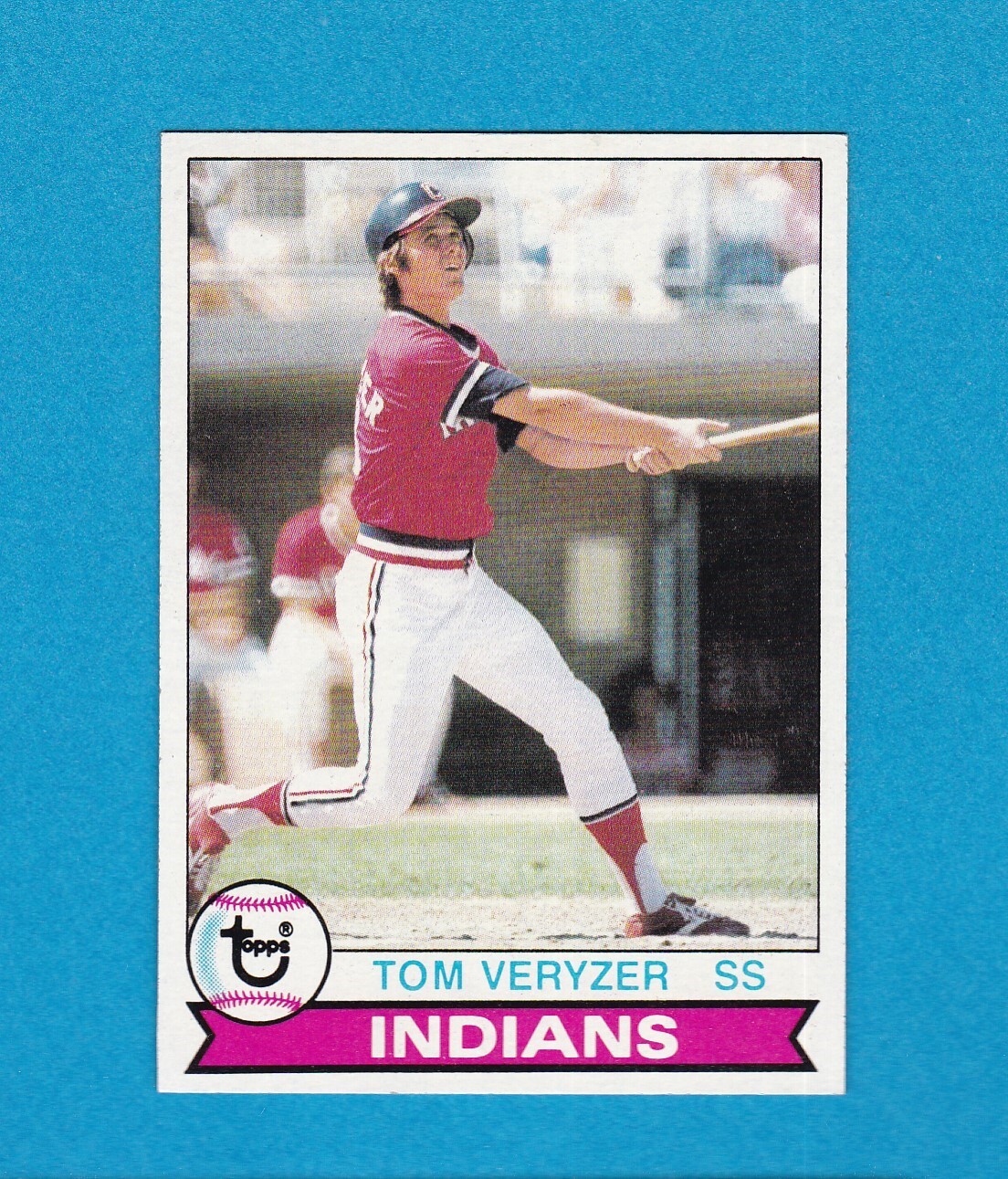 1979 TOPPS BASEBALL SET BREAK 537 TOM VERYZER INDIANS NM/MT