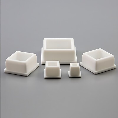 Square Silicone Rubber Blanking Plugs – Pipe End Caps, Hole Sealer, Stopper (Assorted Sizes?)-587728