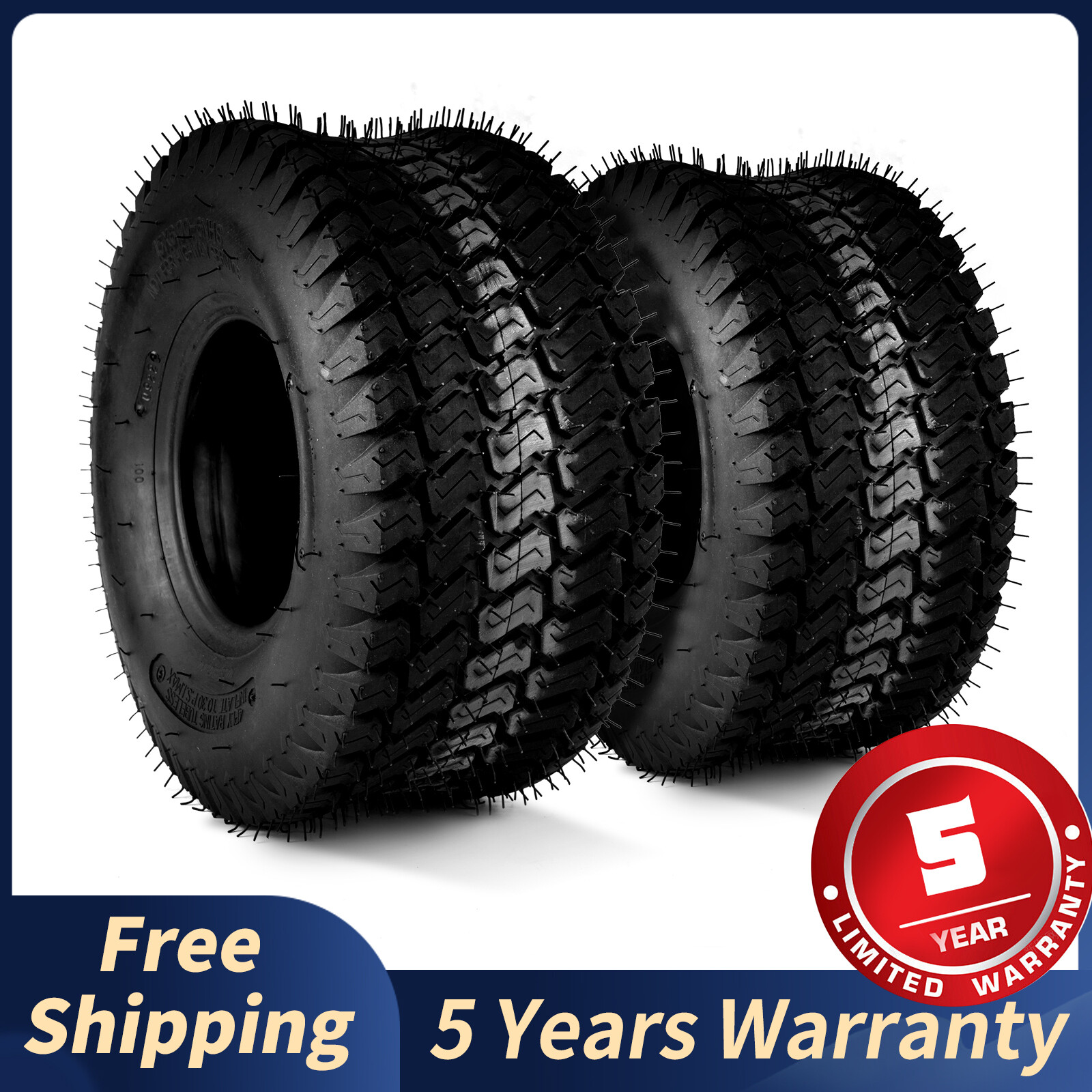 Set 2 Pneumatici Justubes Set Di 2 Pneumatici Per Tosaerba 15x6.00 - Foto 3