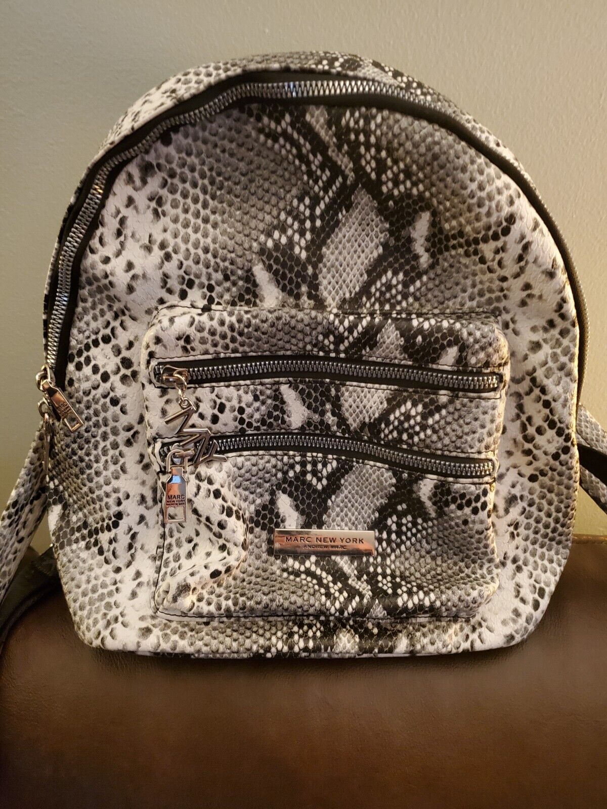 Marc New York Mini Snakeskin Backpack