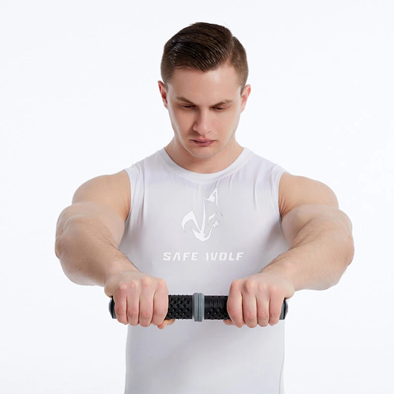 Torsion Bar Arm Wrist Forearm Improving Hand Grip Strength Roller