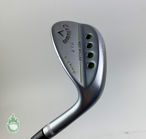 Mazza da golf usata RH Callaway MD3 fresata S Grind Wedge 56*-10 DG Wedge Flex acciaio - Foto 12 di 12