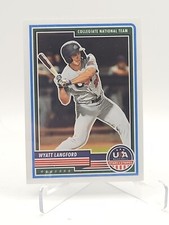 2023 Panini USA Baseball Stars & Stripes #73 Wyatt Langford Collegiate National