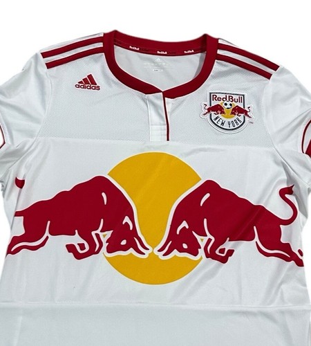 Adidas Red Bull New York Soccer Football Jersey Shirt Women XL White Big Logo - Picture 4 of 8
