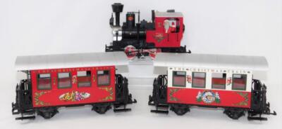 LGB 20540 The Christmas Set Loco & 2 Passenger Cars 1991 Tested