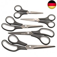Kuoniiy Scheren Set 5-Teilig Titanium Schere Mit Weichem Griff Scharfe Klingen