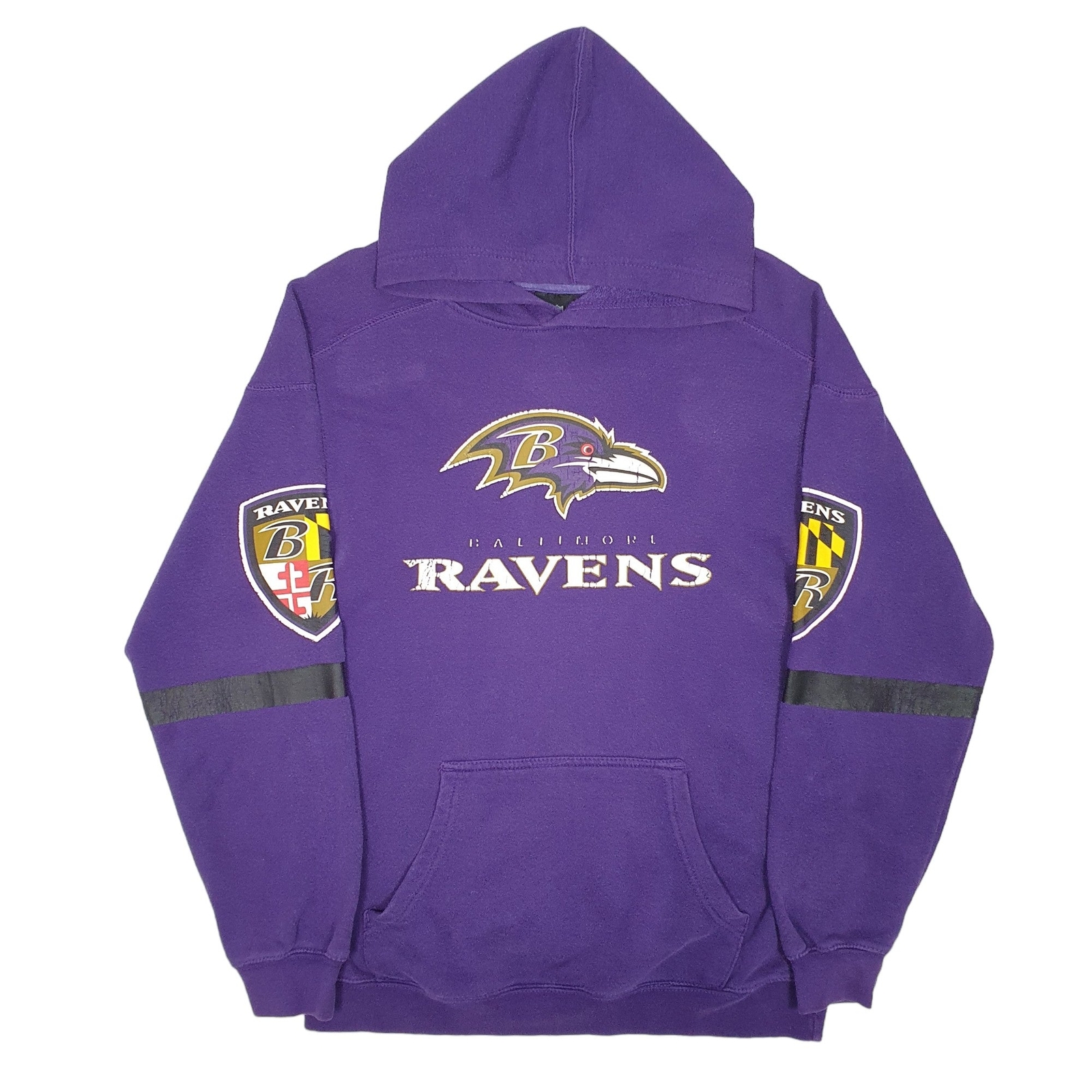 NFL Hoodie Baltimore Ravens American Football Jumper Sweatshirt Mens S