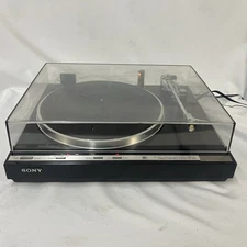 SONY PS-X55 FULLY AUTOMATIC TURNTABLE W/ ADC XLM MKII IMPROVED CARTRIDGE STYLUS