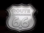 1 TROY OZ .999 FINE SILVER SMI ROUTE 66 COIN/BAR OKLAHOMA