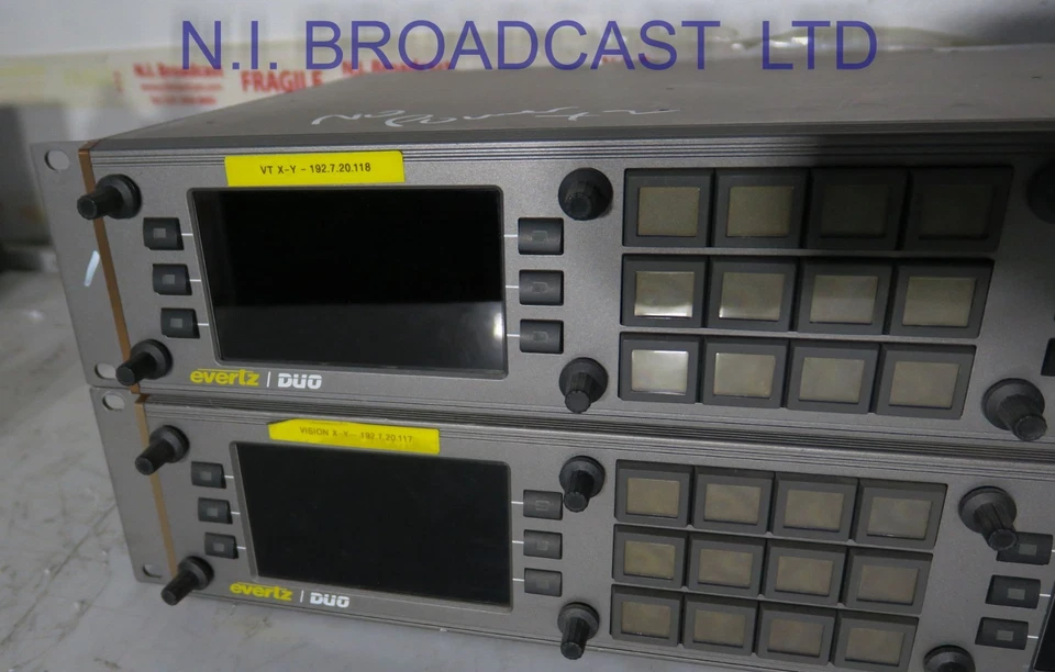 2x Everz Cp2200e duo router matrix control panels (no power up) - Image 3 of 4