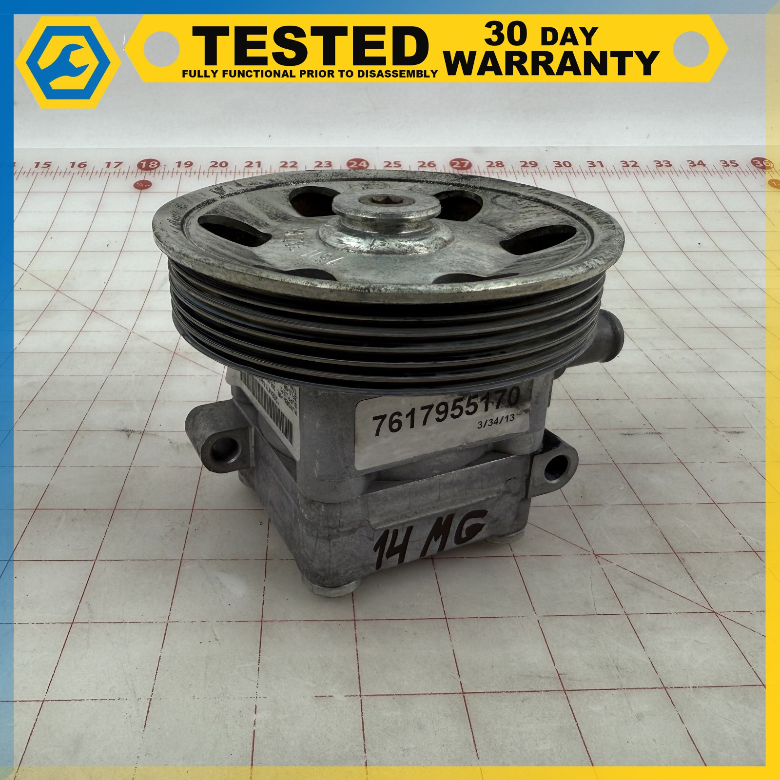 14-17 MASERATI GHIBLI POWER STEERING PUMP OEM