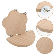 2 Pcs Pet Bird Accessories Supplies Hanging Parrot Perch Resting Branch