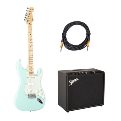 Fender Player Strat MN SFG 02 - E-Gitarren Anfänger Set