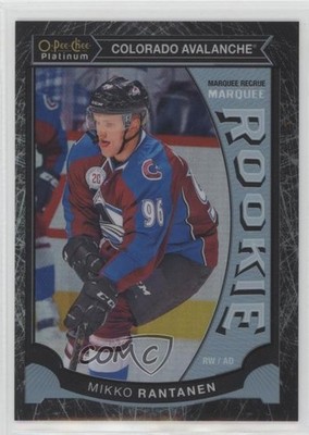 2015 O-Pee-Chee Platinum Marquee Rookies Black Ice 54/99 Mikko Rantanen RC 05pr