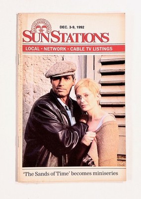 1992 Dec 3-9 SUNSTATIONS local tv guide CLEVELAND AREA Sands of Time miniseries