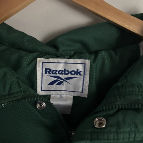 VTG 90s Reebok Michigan State Spartans Embroidered Bomber Logo Jacket Size XL - Picture 3 of 5