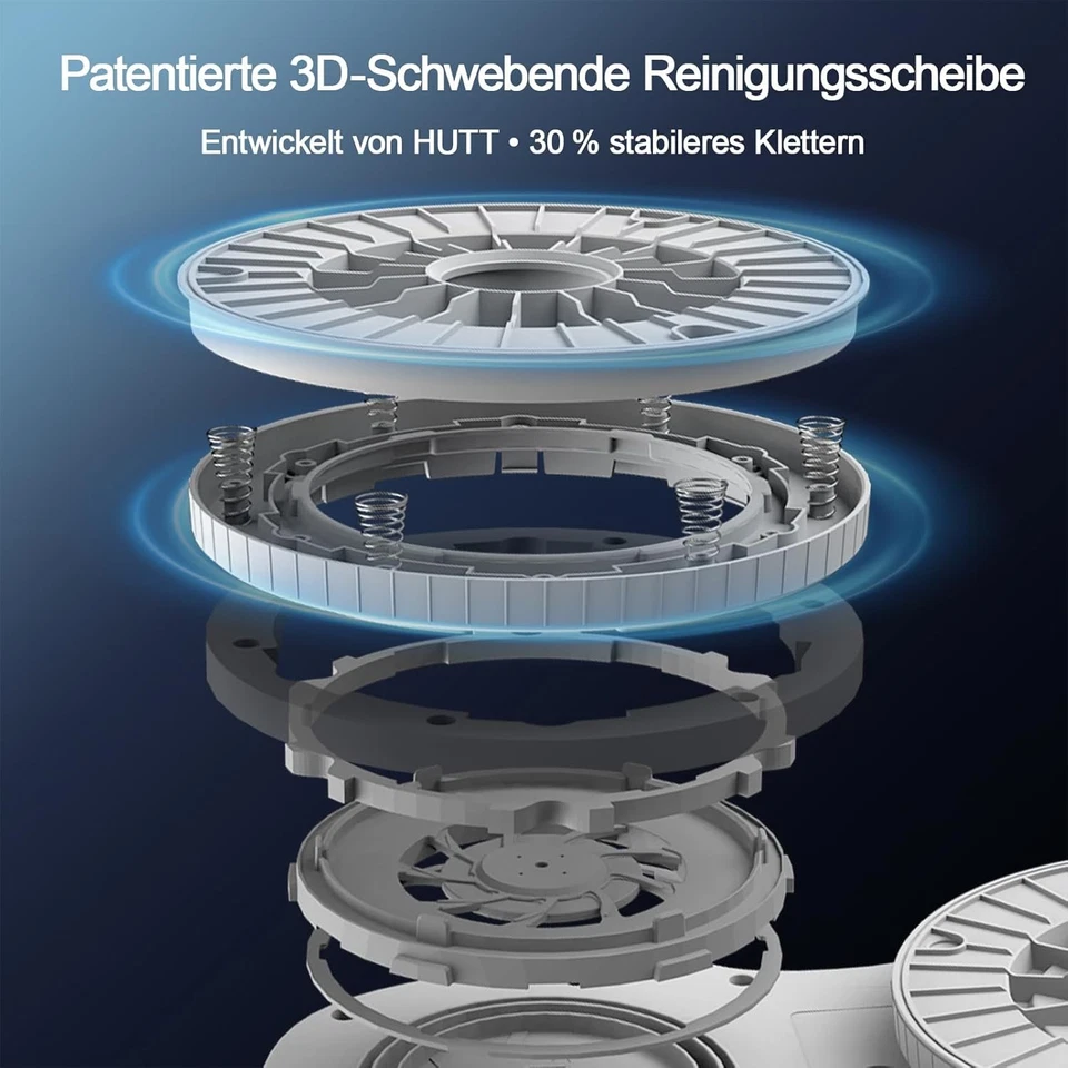 HUTT Fensterputzroboter S7 Automatischer Roboter Fensterputzer Fenstersauger - Bild 3 von 4