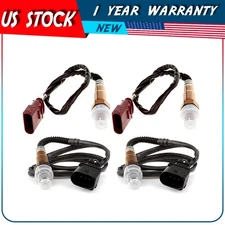4pcs Front+Rear Air Fuel Ratio Oxygen Sensor For 05-06 Audi A4 Quattro 3.0L V6