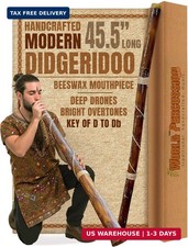 Didgeridoo with Beeswax Mouthpiece - Unique Sound  Supports Global Communities